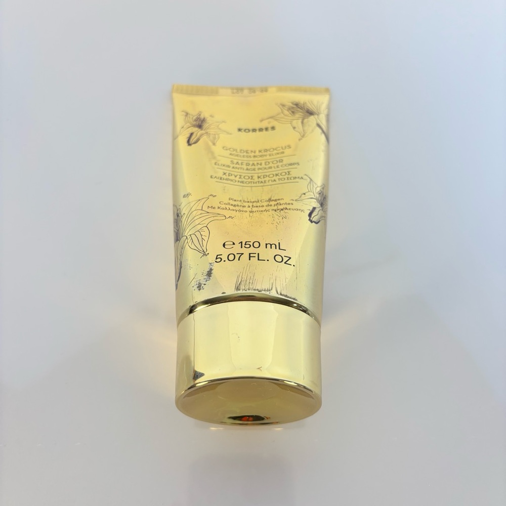 Korres Golden Krocus Ageless Body Elixir 5.07 Fl oz / 150 ml- Gold - Picture 4 of 4
